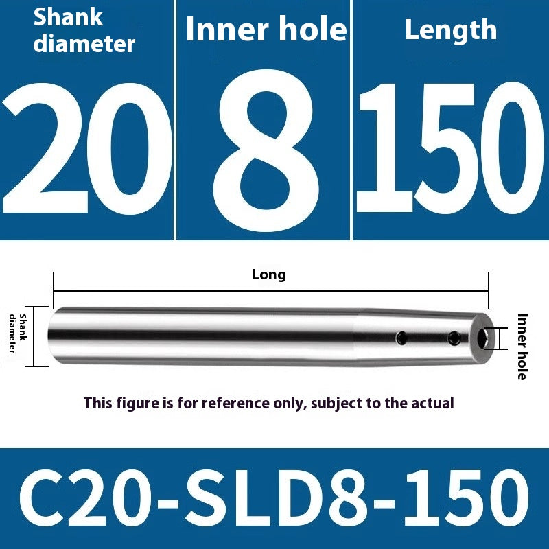 2059-High precision side solid SLD extension rod CNC milling cutter extended rod small diameter straight handle deep cavity avoidance C12C16C20 Shandong Denso Pricision Tools Co.,Ltd.